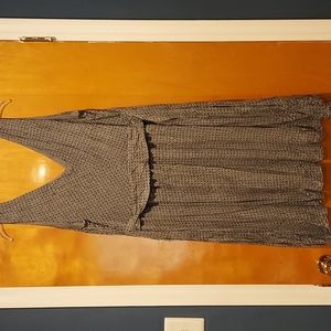 Loft Tie Waist Sundress, Sz XL